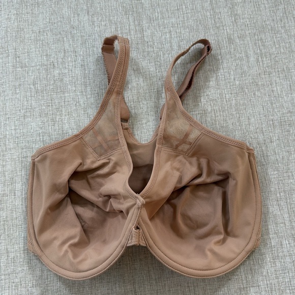 Delimira Front Close unlined nude underwire bra‎ size 34F - Picture 2 of 10